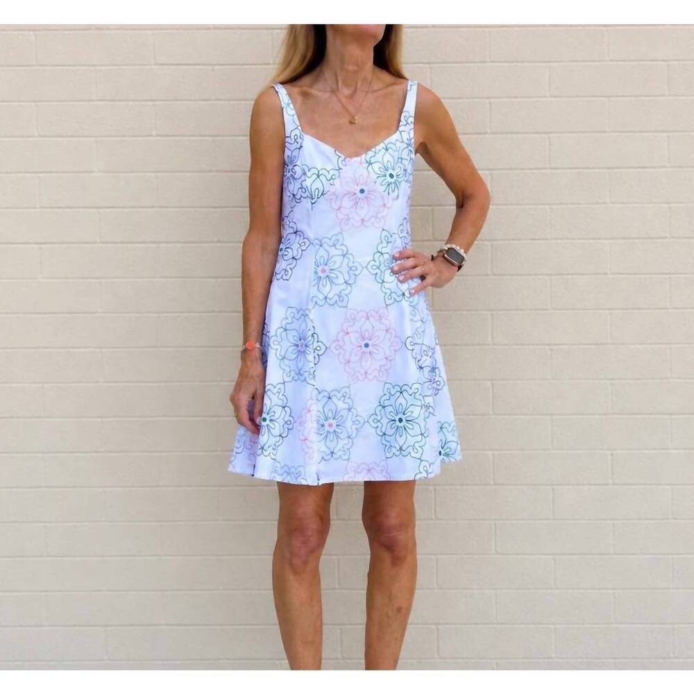 NEW LAVI gio mini dress in multi